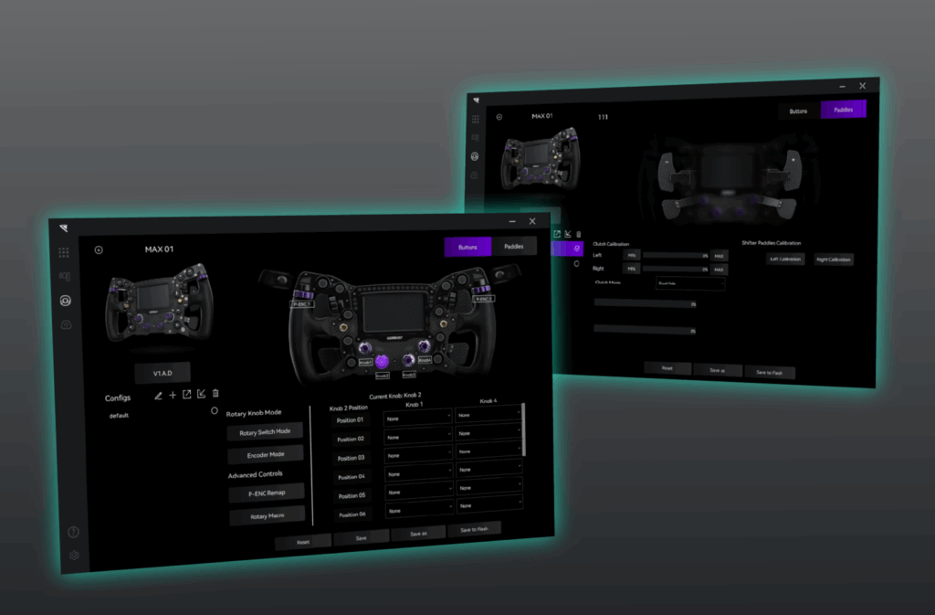 max 01 steering wheel conspit